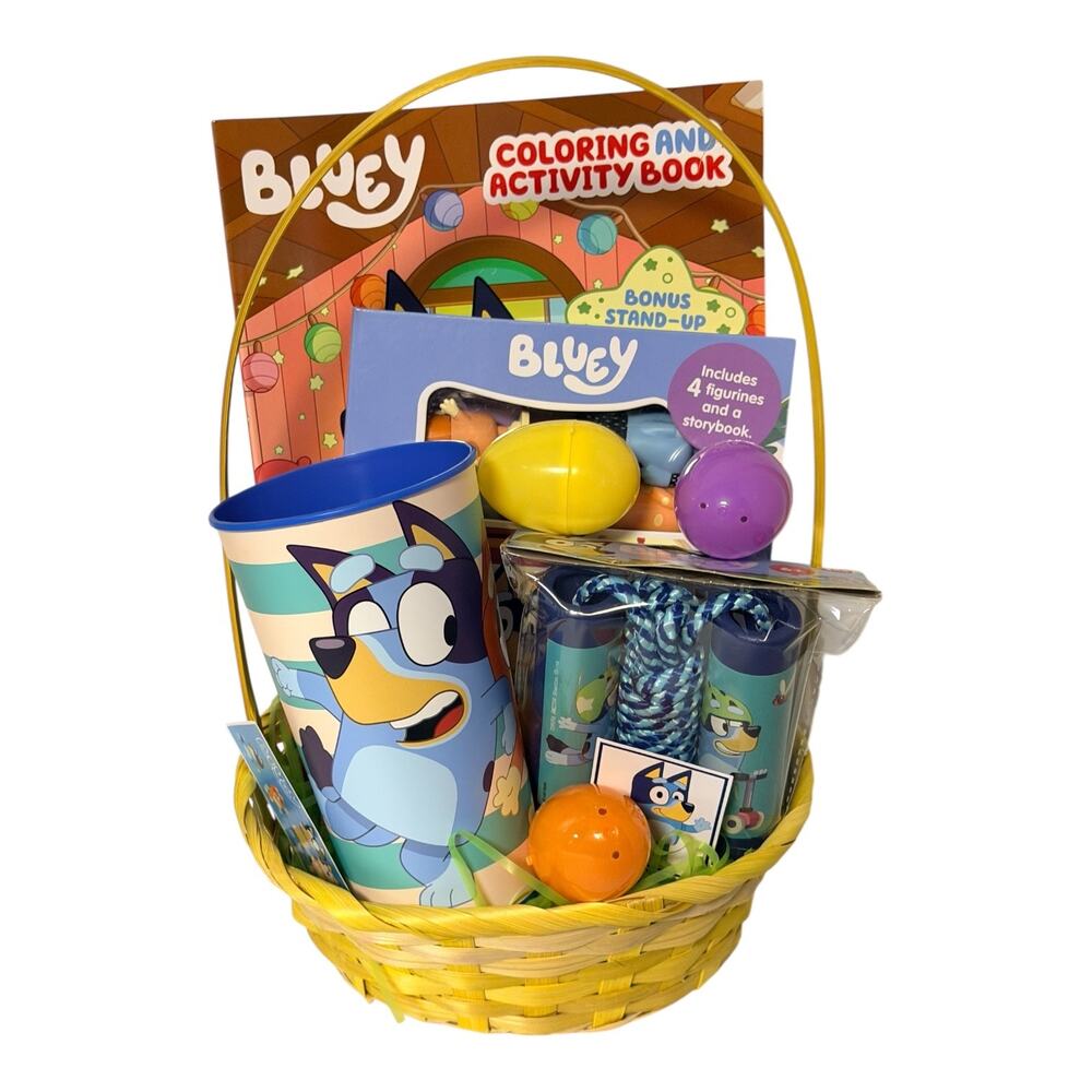 Bluey Easter Basket Premium | Toddler Easter Gift Basket